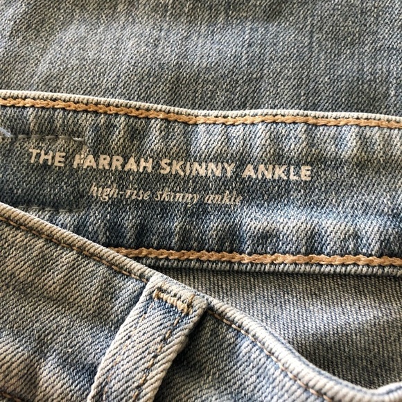 AG Adriano Goldschmied Farrah Skinny Ankle raw hem jeans - Picture 9 of 10